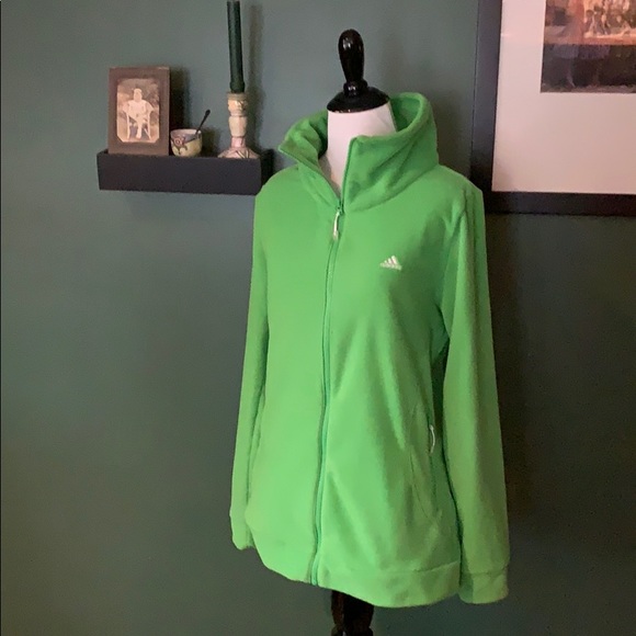 adidas Jackets & Blazers - Adidas fleece zip-up jacket. Medium